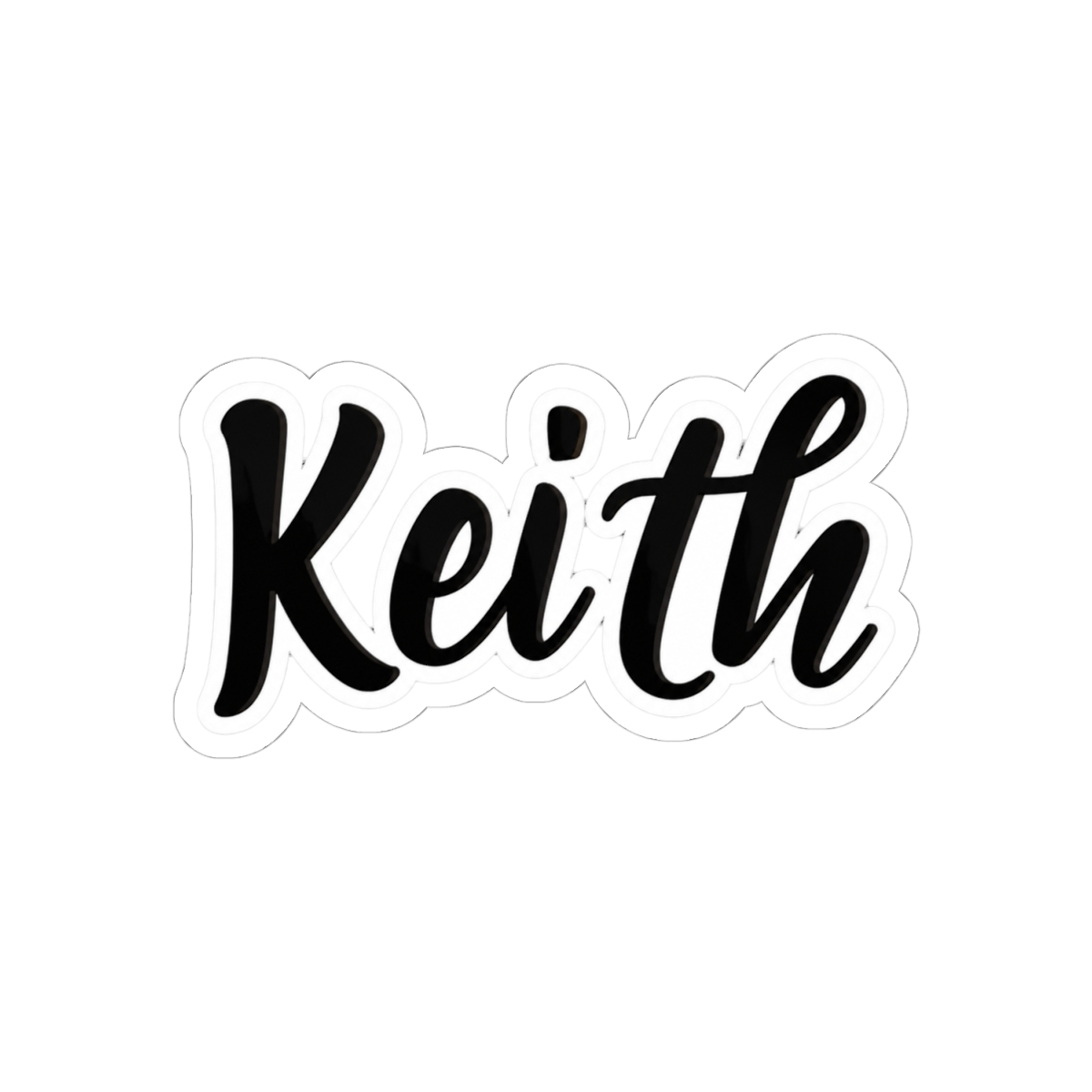 Keith Name, Sticker | Braxton Keith - alternate angle 1, merchandise