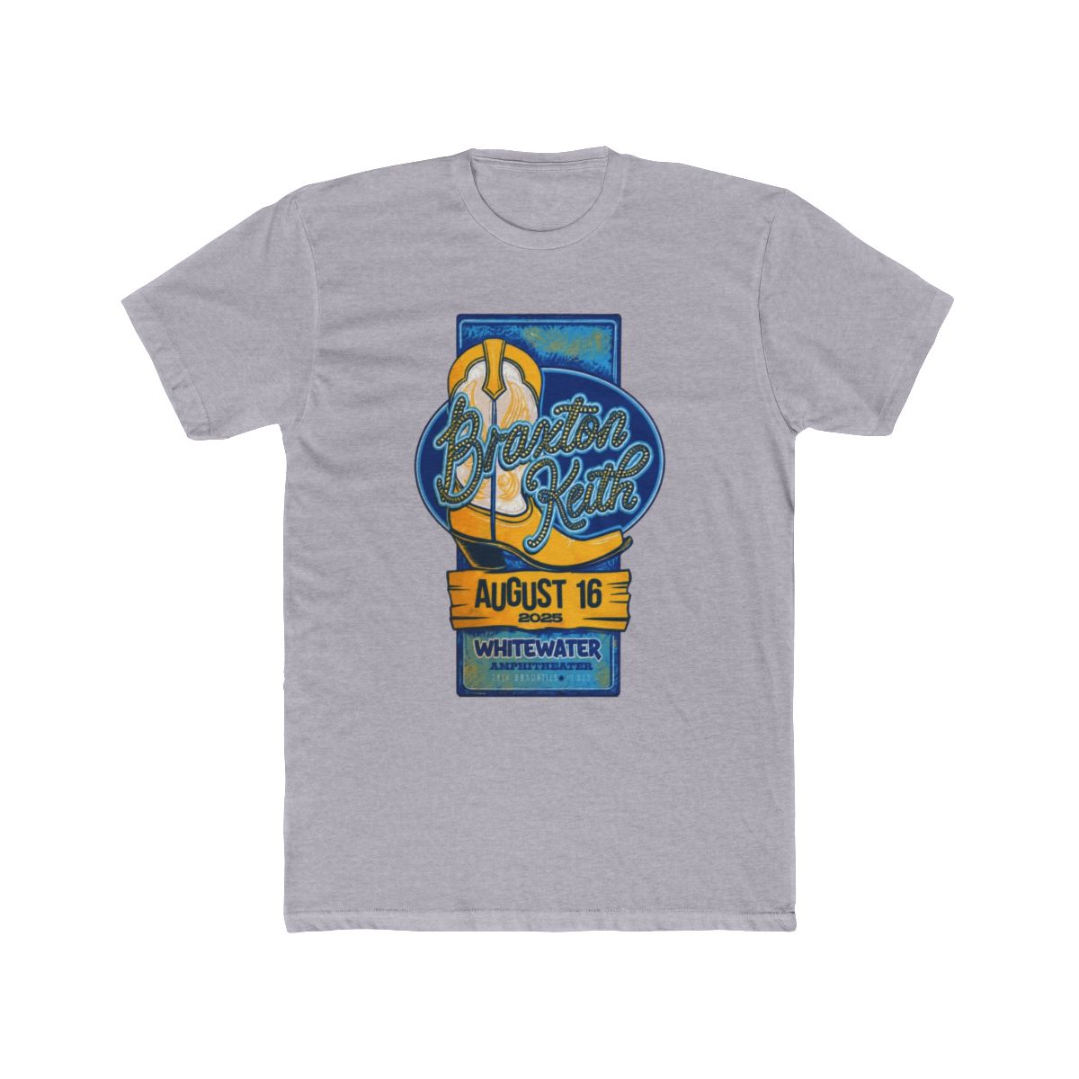 Top Braxton Keith New Braunfels August 16 2025 Tour, TX T Shirt - 2020 Trending Tees - alternate angle 4, merchandise